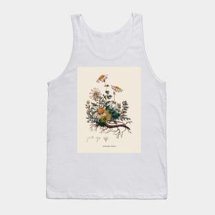 Camomile Antique Botanical Illustration Tank Top